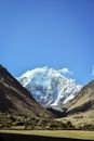 Snow Covered Mountain Under Blue Sky