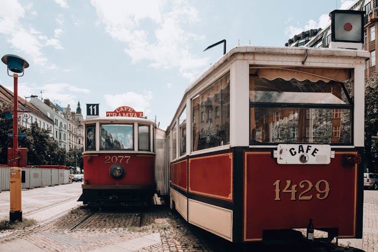 Cafe In Tram Wagons