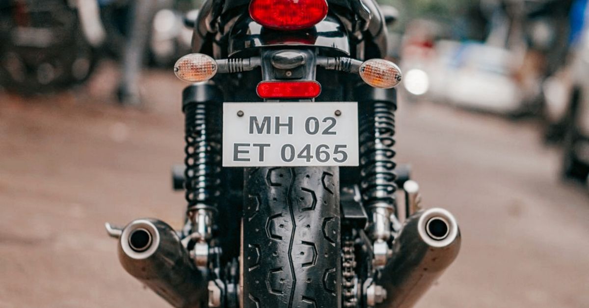 Motorcyclist Rear View Rear View of Motorcycle · Free Stock Photo