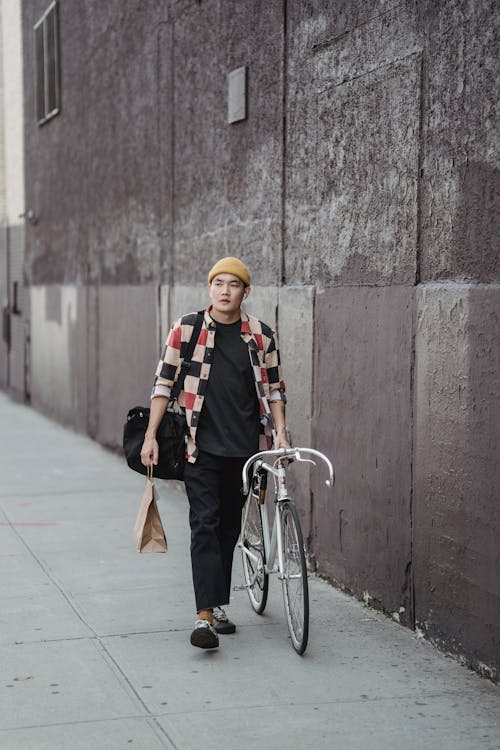 Free stock photo of adult, asian man, bag