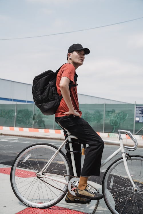 Free stock photo of adult, asian man, backpack