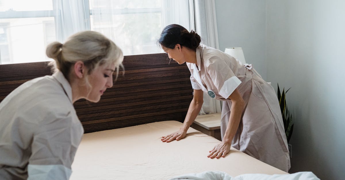 Cleaning Rags In A Hotel Room