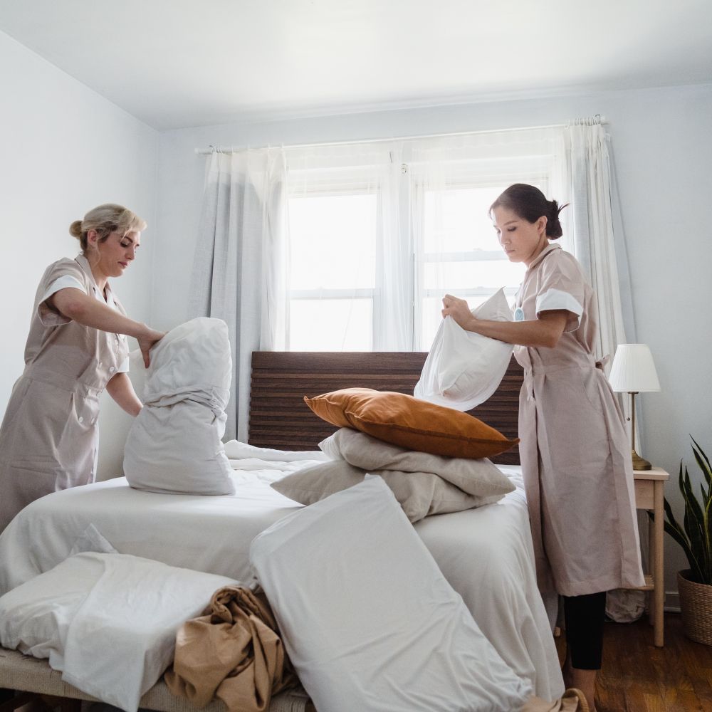 Helsby — professional movers carrying furniture on a house move