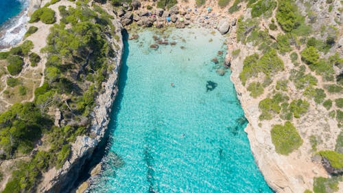 Δωρεάν στοκ φωτογραφιών με calo des moro, mallorca, αεροφωτογράφιση