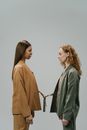 Women Facing Each Other