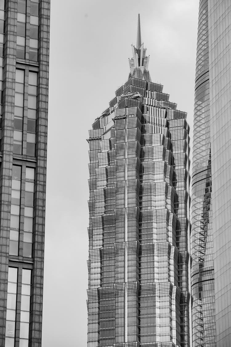 The Jin Mao Tower In Shanghai, China
