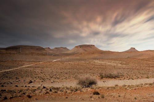 Cloudy Sky over a Desert