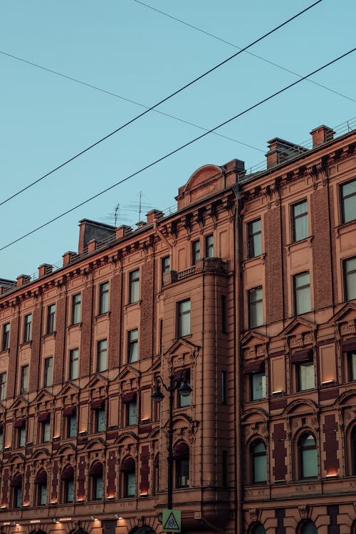 Free Old Apartment Building in St Petersburg, Russia Stock Photo