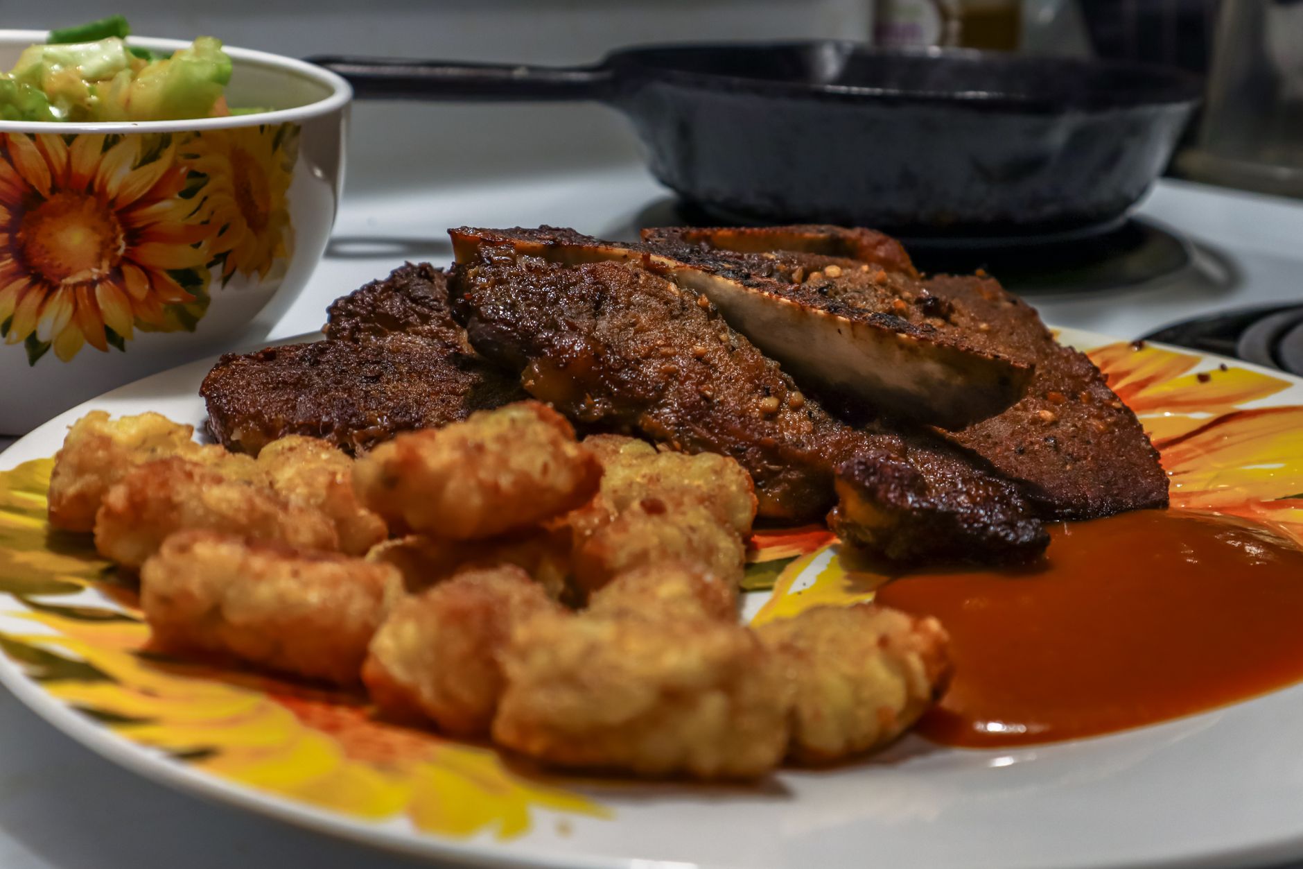 Colorful Trader Joe's ingredients on a wooden counter for quick dinner