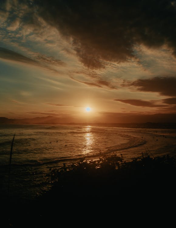 Beautiful Sea at Sunset