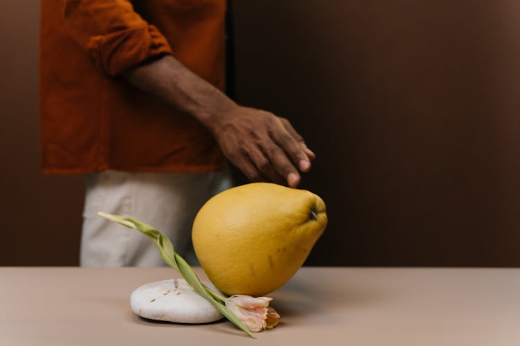 Yellow Fruit On The Table