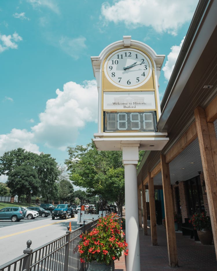 Clock On A Street 