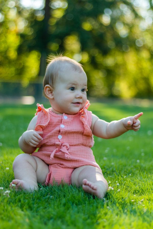 Linen Bubble Romper