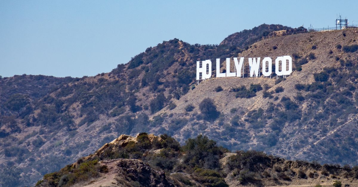 Hollywood sign film studio executives meeting technology