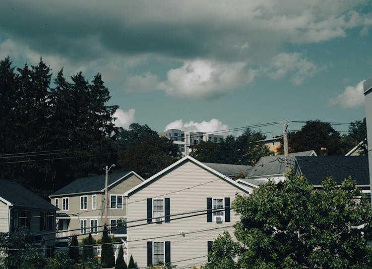 Houses In A Town