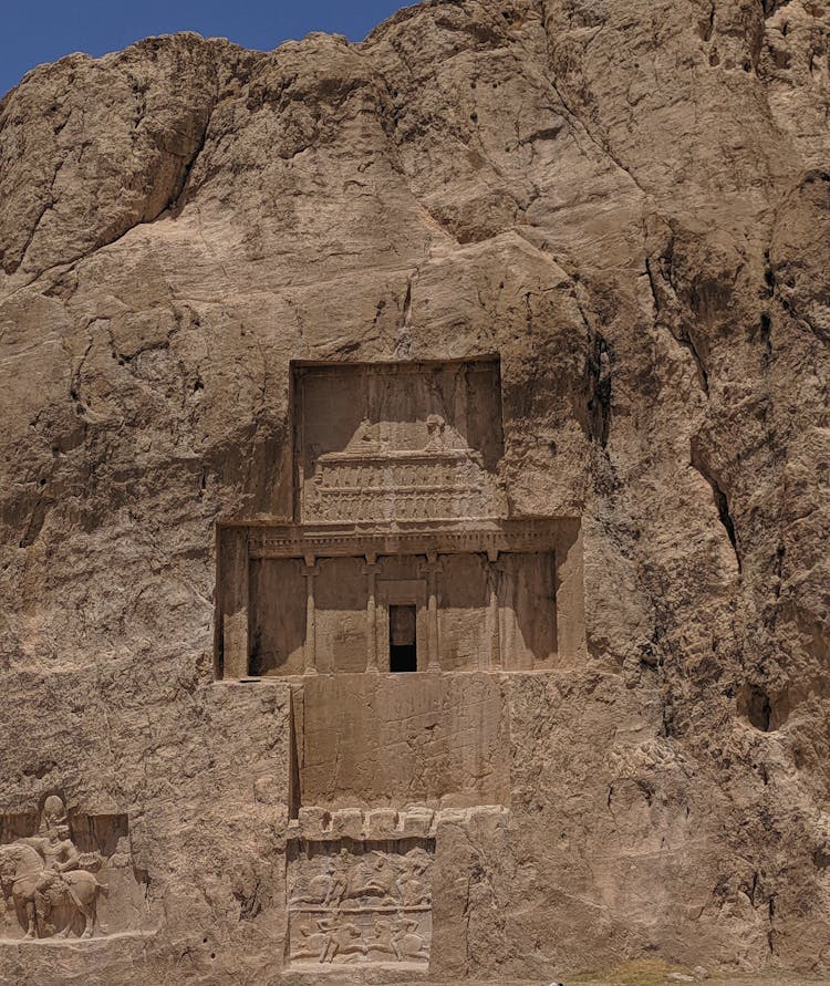 The Tomb Of Darius The Great In Naqsh-e Rostam, Iran