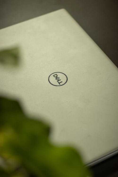 Free Photo of Silver Dell Laptop Stock Photo