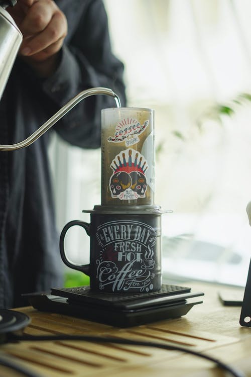 คลังภาพถ่ายฟรี ของ aeropress, กลั่น, การเตรียมอาหาร