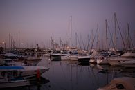 White and Red Boats on Sea