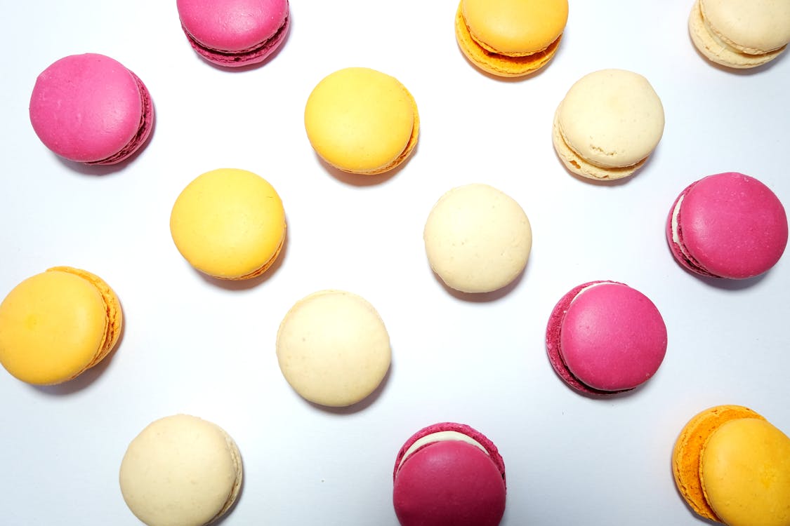 Free Assorted Coloured Macaroons Stock Photo