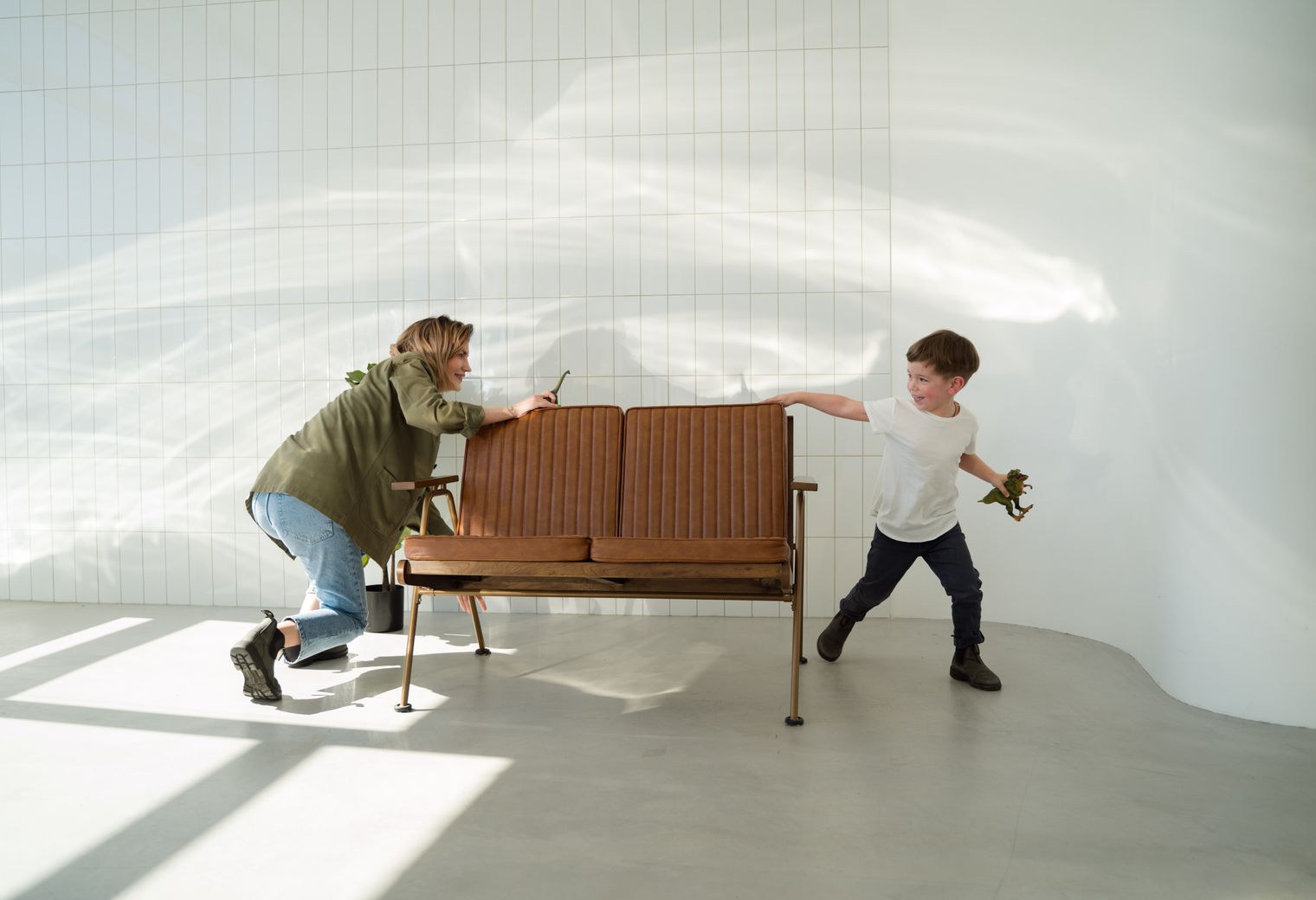 Currie — movers delivering furniture from a van