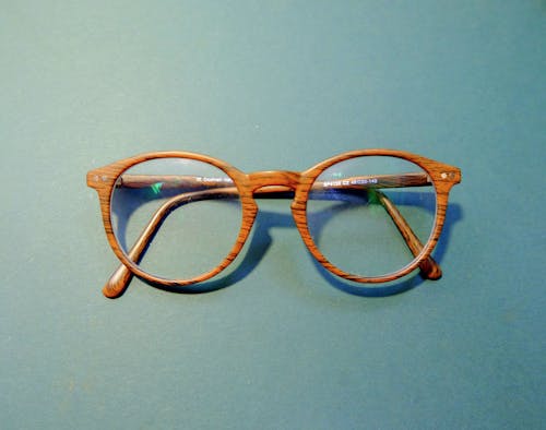 Free Brown-framed Eyeglasses Stock Photo