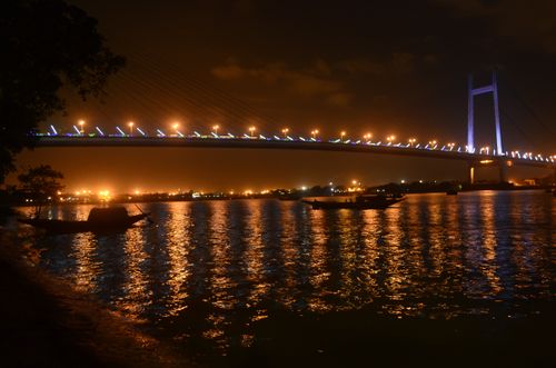 Free stock photo of evening bridge Stock Photo