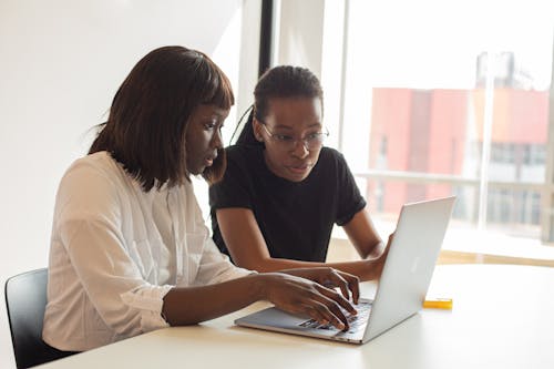 Female Colleagues working together