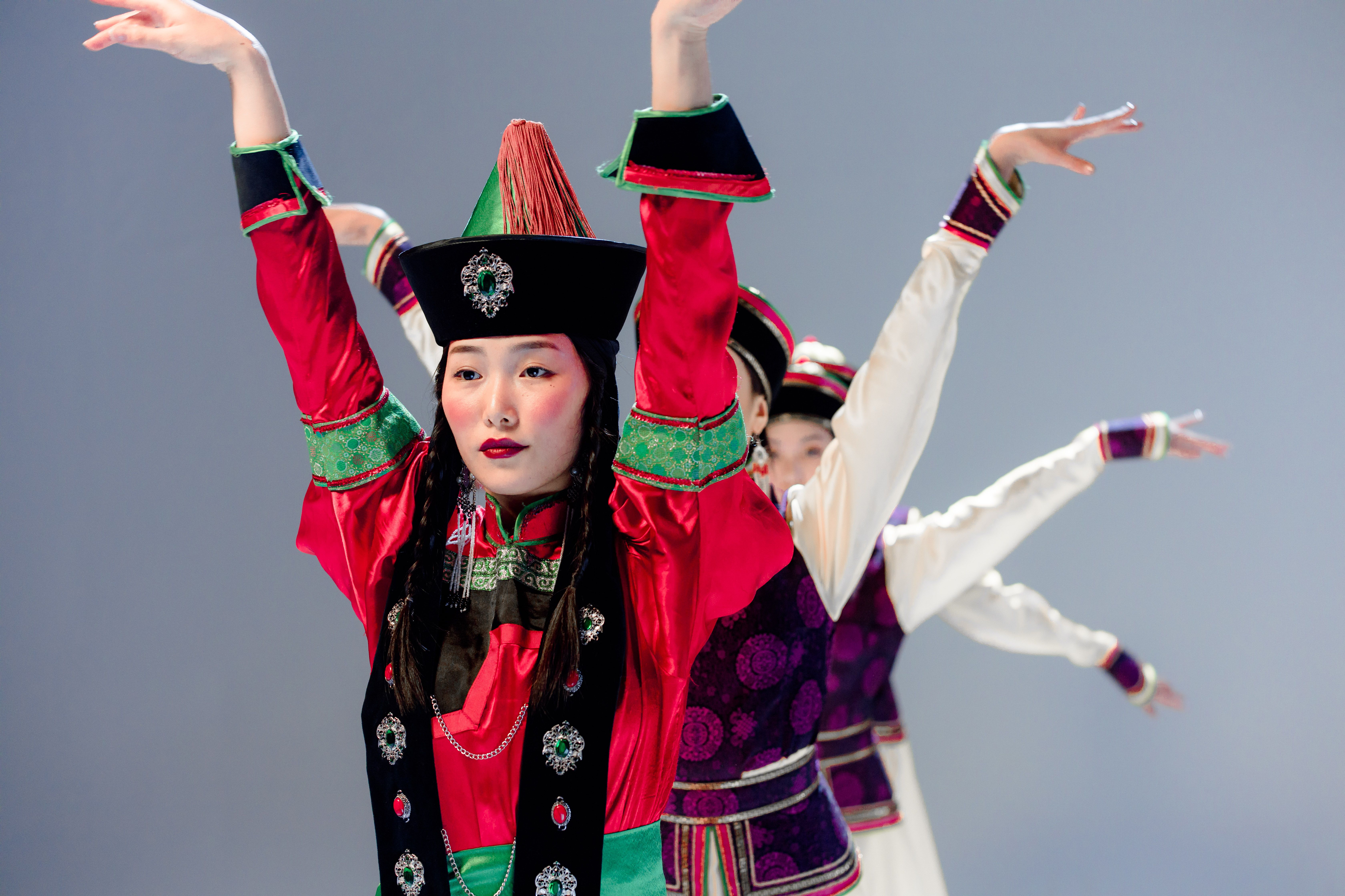 Women in Their Traditional Clothing Dancing Together · Free Stock Photo