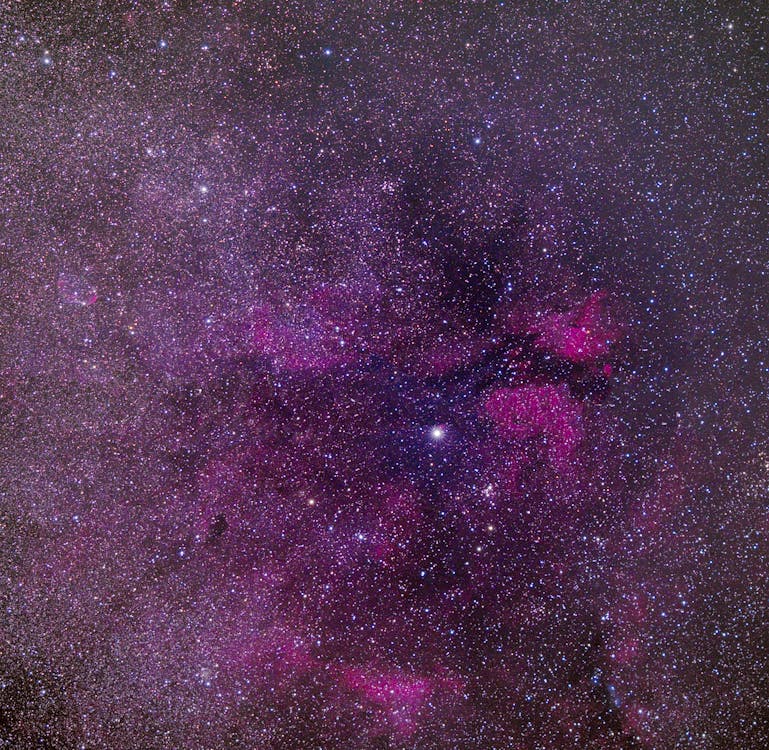 Free Purple and Black Starry Night Stock Photo