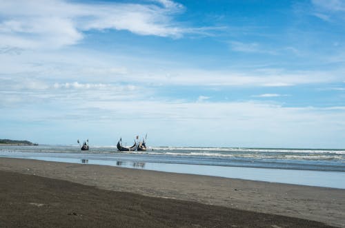 Fishing Boats on the Sea 