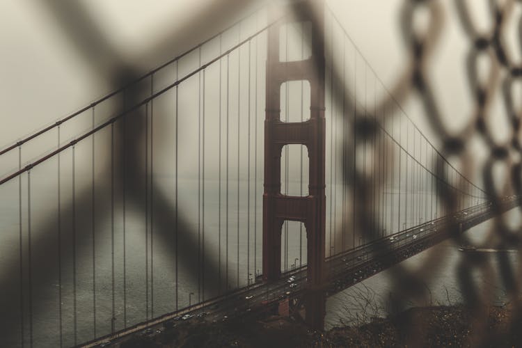 Photo Of The Golden Gate Bridge At Sunrise 