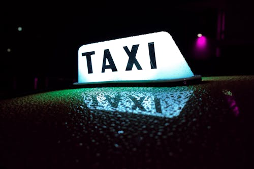イエローキャブ, ダーク, タクシーの無料の写真素材