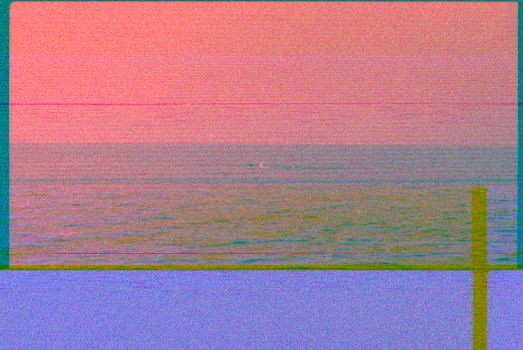 Vibrant abstract artwork featuring a colorful, stylized ocean scene. — photo by Alexey Demidov