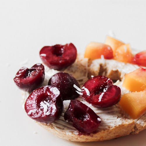 Free Depth of Field Photography of Cookie With Cherry Toppings Stock Photo