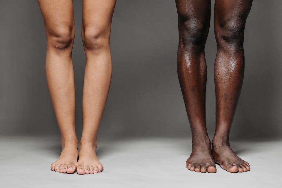 comparison of inner leg liposuction versus non-surgical alternatives showing the difference in results - inner leg liposuction