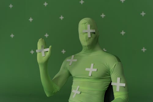 Photos gratuites de anonyme, arrière-plan vert, costume