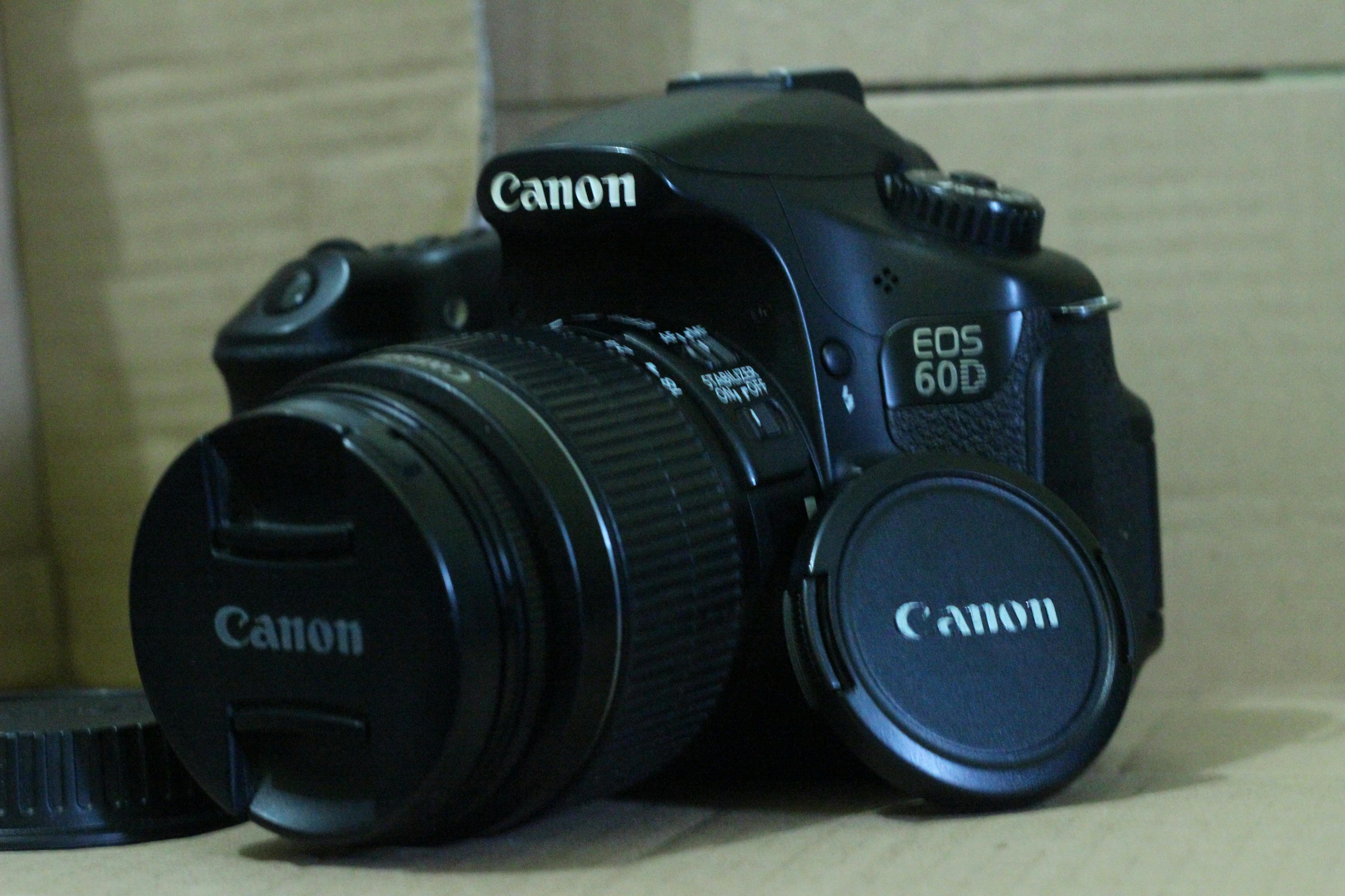 Free stock photo of camera, canon, lens cap