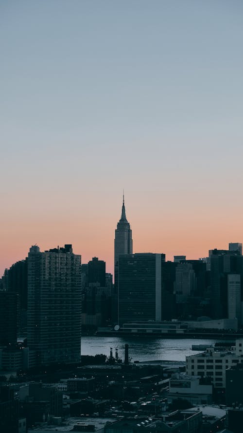 Foto stok gratis Arsitektur modern, distrik pusat kota, Empire State Building