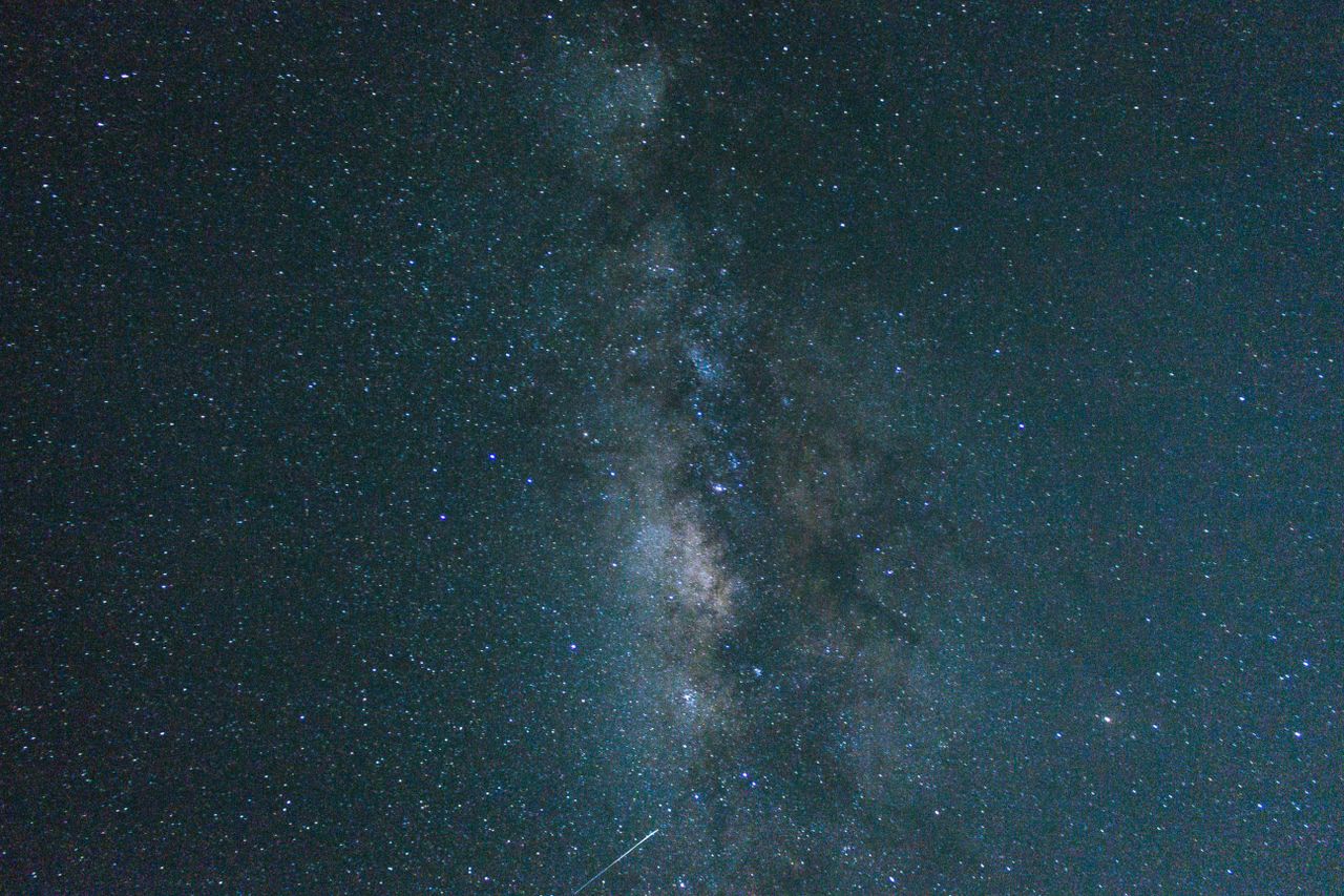 captivating view of the milky way galaxy with countless stars visible
