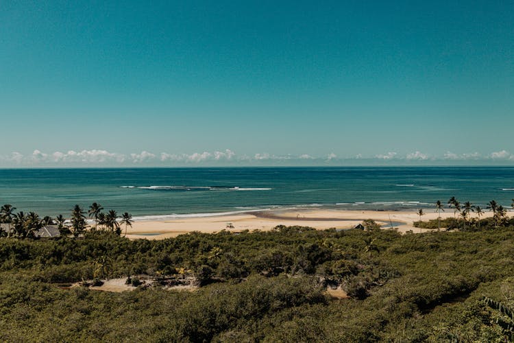 Landscape With Sea, Beach And Horizon