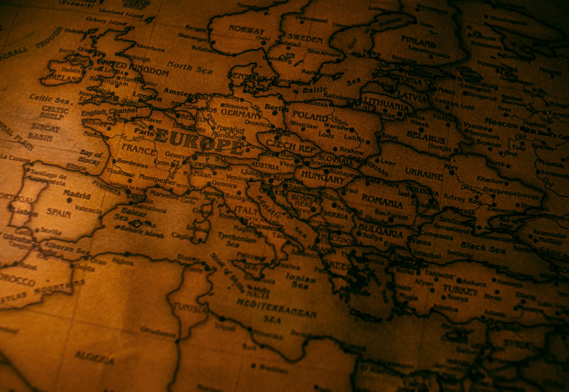 An Old Map of Europe