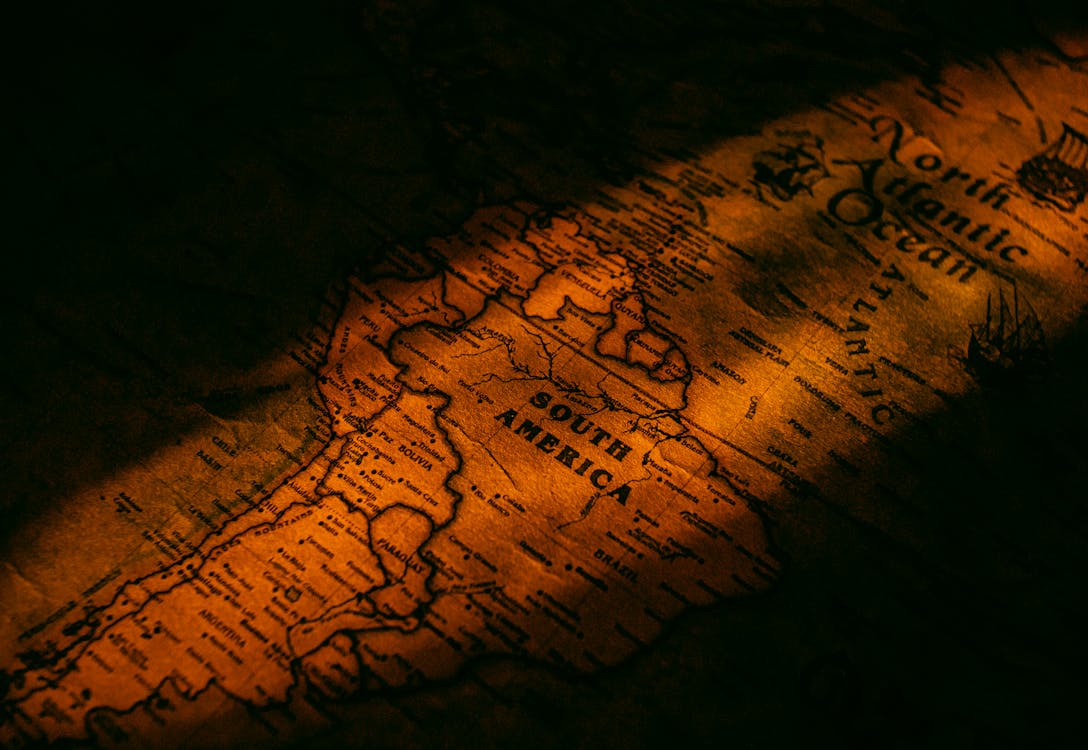 Darmowe zdjęcie z galerii z ciemny, geografia, mapa