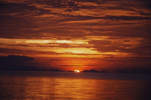 Body of Water during Sunset