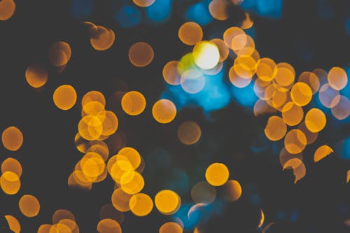 Free Yellow Bokeh Photo Stock Photo