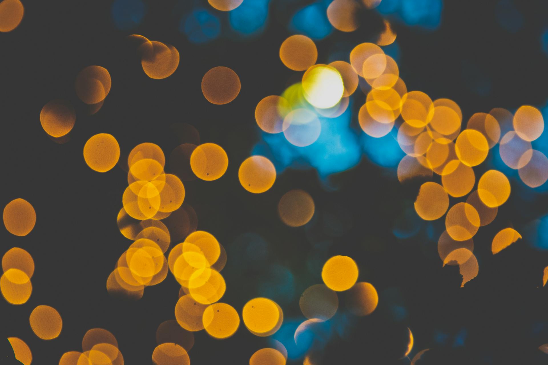 Yellow Bokeh Photo