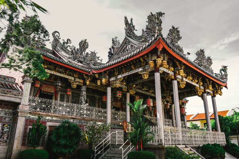 Facade of Khoo Kongsi George Town Malaysia