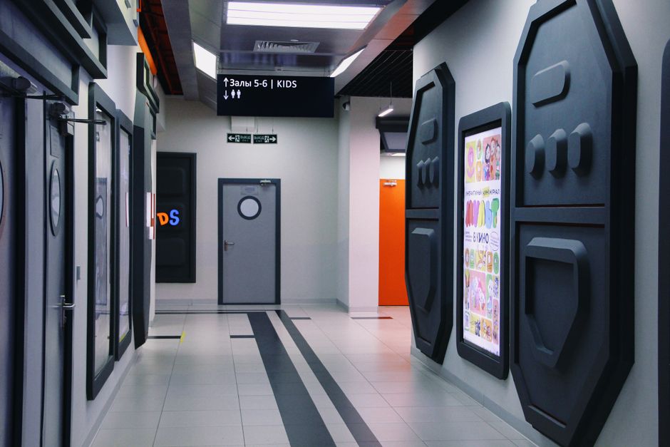 Interior of an Orange Moldova official store in Chișinău