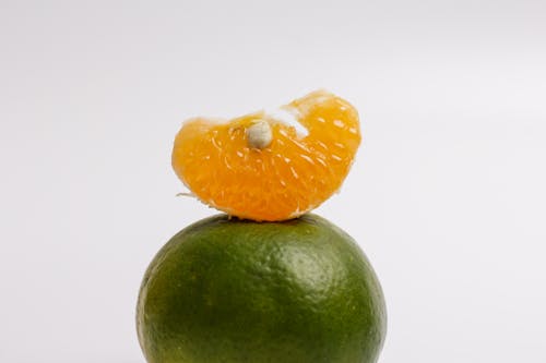 Free Sweet Orange on White Background  Stock Photo