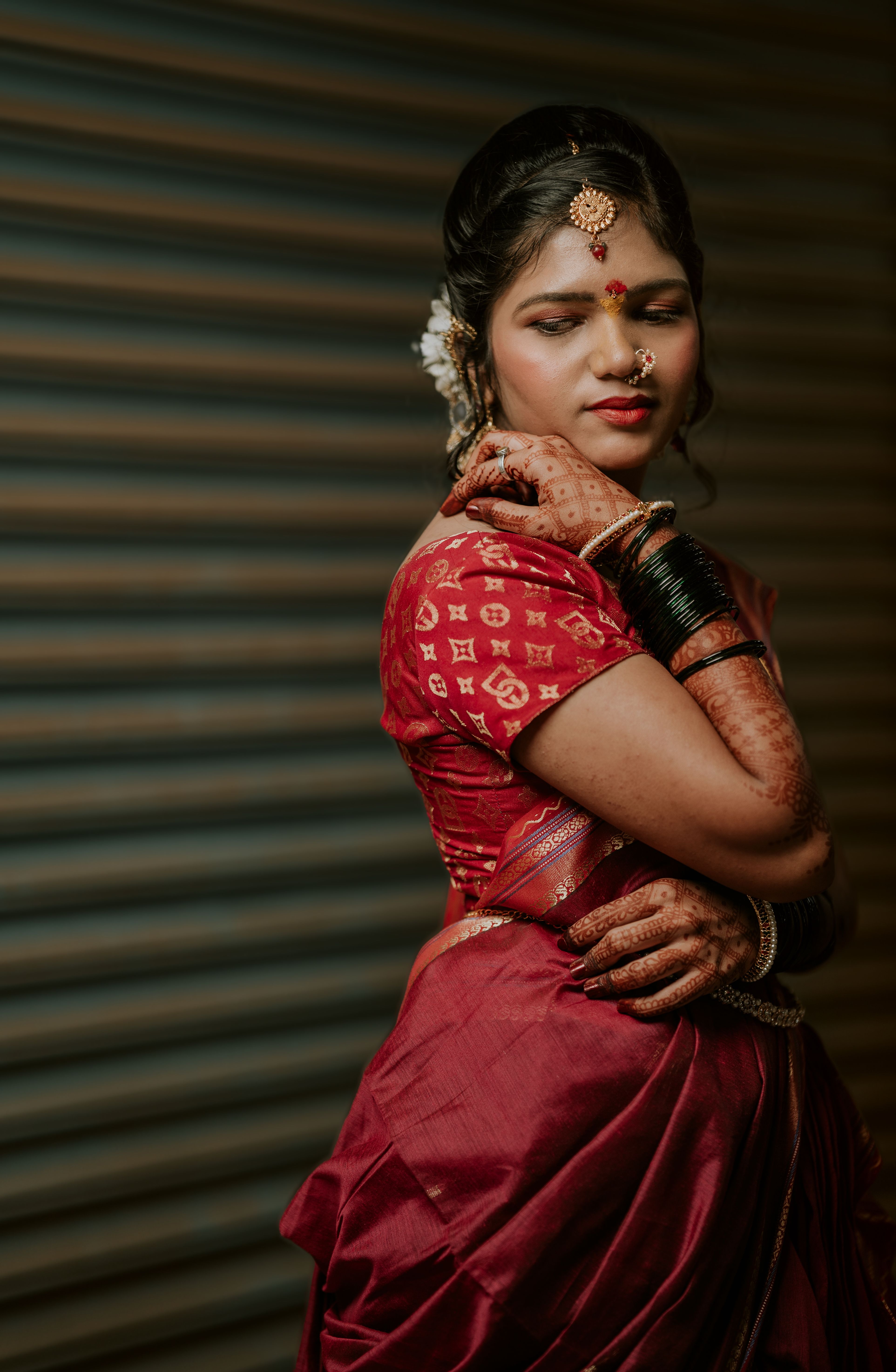 Woman in White and Red Traditional Dress · Free Stock Photo